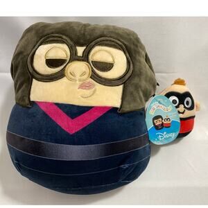 NWT Squishmallows Edna Mode & Jack-Jack Plush Set Disney Pixar Incredibles